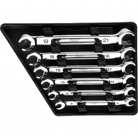 Milwaukee 48-22-9471 Double End Flare Nut Wrench Set, 6-piece, Metric-