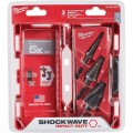 Milwaukee 48-89-9257 Step Drill Bit Set, 3-piece, titanium-