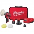 Milwaukee ML2438-22X Variable Speed Polisher/Sander Kit, 12 V, 2800/8300 rpm-