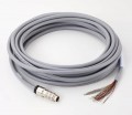 Mitutoyo 02AQL380 I/O Cable w/ 90&amp;deg; Connector, 5M-