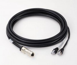 Mitutoyo 02AQL391 Power and Ethernet Master Cable w/ 90&amp;deg; Connector, 2M-