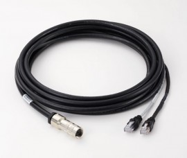 Mitutoyo 02AQL392 Power and Ethernet Master Cable w/ 90&amp;deg; Connector, 5M-