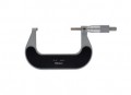 Mitutoyo 102-332-10 Outside Micrometer with Heat Ins. Plate, 3 to 4&quot;, Ratchet Stop-