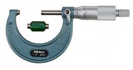 Mitutoyo 103-132 Outside Micrometer Economy Design, 1 to 2"-