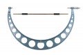 Mitutoyo 103-160 Outside Micrometer Economy Design, 575 to 600 mm-