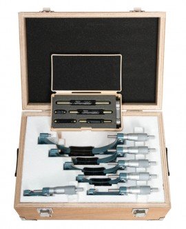 Mitutoyo 103-915-10 Outside Micrometer Economy Design Set, 150 to 300 mm-