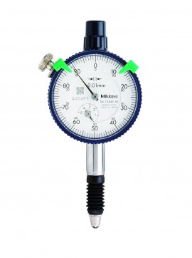 Mitutoyo 1044A-60 Series 1 Compact Small Diameter Dial Indicator, 5 mm, Metric-