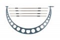 Mitutoyo 104-147A Outside Micrometer Interchangeable Anvil, 800 to 900 mm-