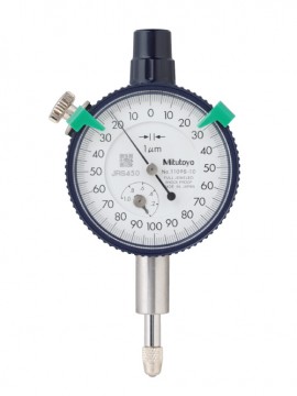 Mitutoyo 1109A-10 Series 1 Compact Small Diameter Dial Indicator, 1 mm, Metric-