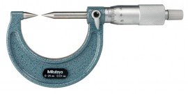 Mitutoyo 112-214 Point Micrometer with carbide tip, 25 to 50 mm-