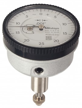 Mitutoyo 1167A Series 1 Back-Plunger Dial Indicator, 0.2&amp;quot;-
