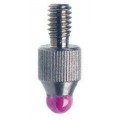 Mitutoyo 120051 Ball Point Extension Rod, Ungrooved Ruby, 15mm-