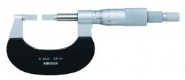 Mitutoyo 122-112 Blade Micrometer Hardened Steel, 0.4 mm, 25 to 50 mm-