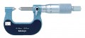Mitutoyo 125-111 Screw Thread Micrometer, 50 to 75 mm, 0.6 to 0.9 mm/44-28TPI-