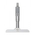 Mitutoyo 129-114 Depth Micrometer with interchangeable rods, 0 to 75 mm, 0.01 mm graduations-