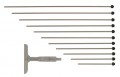 Mitutoyo 129-150 Interchangeable Rod Depth Micrometer, 0 to 12"-