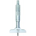 Mitutoyo 129-153 Mechanical Depth Micrometer with Interchangeable Rods, 0 to 300 mm, 0.01 mm-