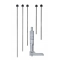 Mitutoyo 129-332 Mechanical Depth Micrometer with Interchangeable Rods, 0 to 6", 0.001"-