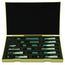 Mitutoyo 133-904 Tubular Inside Micrometer Set, 2-12" (10 pcs.)-