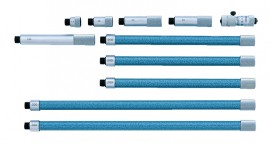 Mitutoyo 137-220 Carbide Tipped Tubular Inside Micrometer, 2 to 60"-