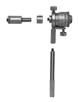 Mitutoyo 141-101 Series 141 Interchangeable Rod Type Inside Micrometer, 25 to 50 mm, hardened steel-