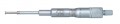 Mitutoyo 146-221 Groove Micrometer with non-rotating spindle, 0 to 25 mm, 6.35 mm-