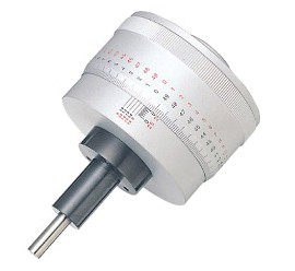 Mitutoyo 153-301 Fine Graduation Mechanical Micrometer Head, 0 to 25 mm, 0.0005 mm, carbide tip-