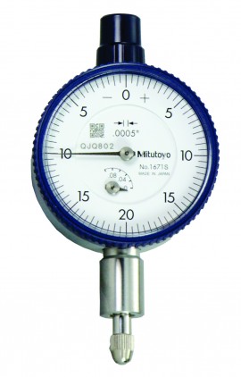Mitutoyo 1671AB Series 1 Compact Dial Indicator, 0.1&amp;quot;-