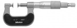 Mitutoyo 169-103 Mechanical Paper-Thickness Micrometer, 0 to 1&amp;quot;-