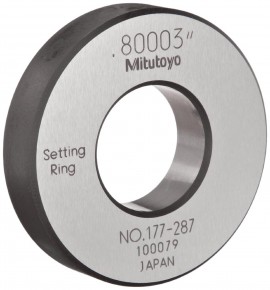 Mitutoyo 177-287 Setting Ring for Inside Micrometers and Gauges-