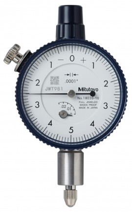 Mitutoyo 1803A-10 Series 1 Compact Dial Indicator, 0.025&amp;quot;, 0.0001&amp;quot; graduation-