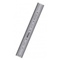 Mitutoyo 182-105 Series 182 Wide Rigid Steel Rule, 6&amp;quot; x 150 mm, &lt;sup&gt;1&lt;/sup&gt;&amp;frasl;&lt;sub&gt;32&lt;/sub&gt;/&lt;sup&gt;1&lt;/sup&gt;&amp;frasl;&lt;sub&gt;64&lt;/sub&gt;/1 mm/0.5 mm-