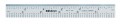 Mitutoyo 182-108 Wide Rigid Steel Rule, 6" x 150 mm, 1/10", 1/50", 1 mm, 0.5 mm-