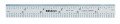 Mitutoyo 182-108 Wide Rigid Steel Rule, 6" x 150 mm, 1/10", 1/50", 1 mm, 0.5 mm-