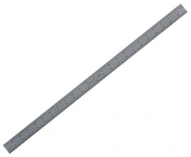 Mitutoyo 182-161 Series 182 Wide Rigid Steel Rule, 24&amp;quot; (4 R), imperial-