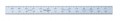 Mitutoyo 182-303 Semi-Flexible Steel Rule, 8" x 200 mm-