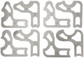 Mitutoyo 186-905 Radius Gauge Set, 9/16 to 1&quot;-