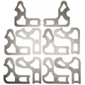 Mitutoyo 186-907 Radius Gauge Set, .550 to 1&quot;-