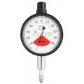 Mitutoyo 1900A-10 Series 1 Compact One Revolution Dial Indicator with lug back, 0 to 0.1 mm, metric-