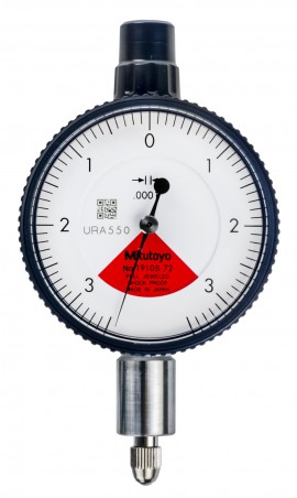 Mitutoyo 1910AB-72 Series 1 Compact One Revolution Dial Indicator, 0 to 0.006&amp;quot;, SAE-