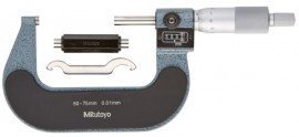 Mitutoyo 193-103 Outside Micrometer, 50 to 75 mm, 0.01 mm-
