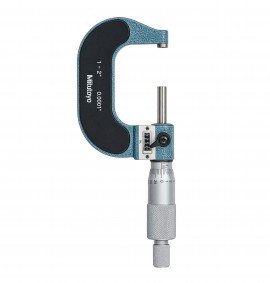 Mitutoyo 193-212 Outside Micrometer, 1 to 2", .0001"-