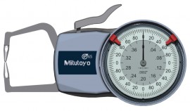 Mitutoyo 209-450 External Dial Caliper Gauge, 0 to 0.4&amp;quot;-