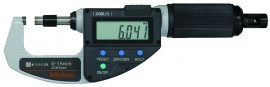 Mitutoyo 227-201-22 ABSOLUTE QuickMike Digital Micrometer, 0 to 15 mm, 2 &amp;mu;m parallelism-