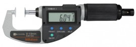 Mitutoyo 227-223-22 ABSOLUTE QuickMike Digital Micrometer, 0 to 10 mm, 3 &amp;mu;m parallelism-
