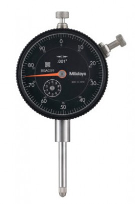 Mitutoyo 2416A-06 Series 2 Standard Dial Indicator with Lug, 1&amp;quot;, SAE-