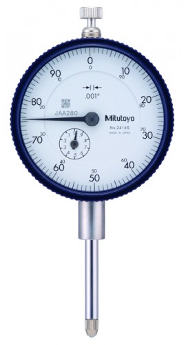 Mitutoyo 2416AB Dial Indicator, #4-48 UNF Thread with 0.375" Stem Diameter-
