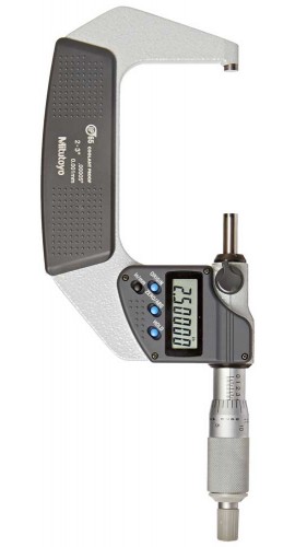 Mitutoyo 293-342-32 Coolant Proof Micrometer, 2-3"/50.8-76.2mm, with Ratchet Stop without SPC-