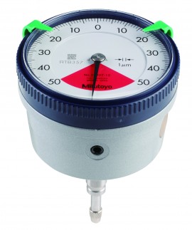 Mitutoyo 2990A-10 Series 2 Back-Plunger Dial Indicator, 0.1 mm-