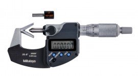 Mitutoyo 314-361-32 Series 314 Digital V-Anvil Micrometer for 3-Flute Cutting Heads-